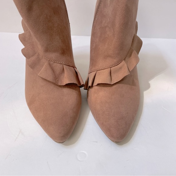 Journee Cress Tan Booties Size 8.5 - Picture 5 of 13